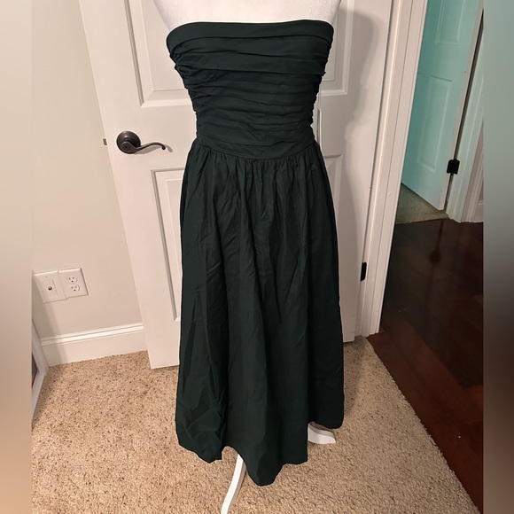 NWT Reformation Lissa Dress - Green - Picture 6 of 8